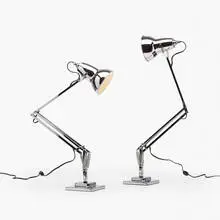 Anglepoise lamps, pair by George Carwardine, aluminum, chrome-plated steel, sold Jan 2017