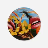 Jeff Koons, Lips Coupe plate