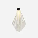 Delight lamp by Frans van Nieuwenborg and Martijn Wegman, 1980, heat-resistant glass fabric, sold Jan 2017
