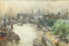 William Frederick Liddell, Untitled, watercolour 18.5 x 27.5cm
