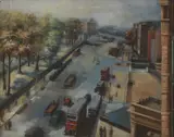 British, Untitled, BRITISH SCHOOL (20th century) Hyde Park Corner oil on board 19.5 x 23.5cm
