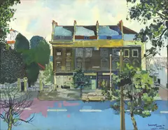 Bernard Shane, Untitled, oil on board 53 x 68cm