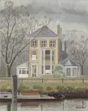 Marian Korpershoek, Untitled, tempera on board 36.5 x 29cm