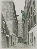 David Gentleman, Untitled, DAVID GENTLEMAN (b.1930) Seven Dials - Covent Garden lithograph