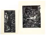 Fritz Eichenberg, Includes: Child Care Center, c.1980, wood, engraving on thin paper, Artist's Proof