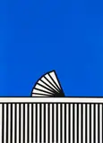 Nicholas Krushenick, Kennebunkport, 1980, color, silkscreen