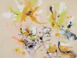 Lawrence Kupferman, Abstract, gouache and watercolor on paper