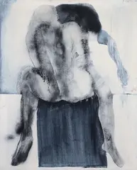 Luis Guevara Moreno, Sobre el Pouf, 1968, oil on canvas