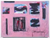 Hedy O'Beil, (American/New York City, 1928-2022), The Night is Still Young, 2005, acrylic on canvas