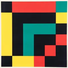 #2 by Ian Tyson, 1968, serigraph printed in colors, offered Mar 2025