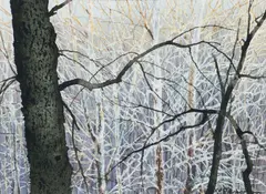 (American/Western Pa. 1927-2009), Crosslight, (P. 1011) by Charles Pitcher, watercolor, offered Mar 2025