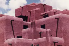 Indian Squares, 1986, color by Aaronel Deroy Gruber, photograph, offered Mar 2025