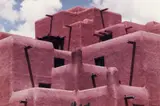 Aaronel Deroy Gruber, Indian Squares, 1986, color