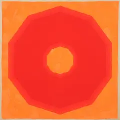Untitled Abstraction, 1970's by Nobumitsu Fukui, serigraph printed in colors, offered Mar 2025