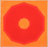 Nobumitsu Fukui, Untitled Abstraction, 1970's, serigraph printed in colors