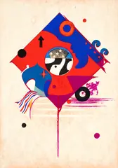 Hodaka Yoshida, Festival, 1968, color, woodcut