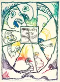 Pierre Alechinsky, Under the Volcano, 1977, color, lithograph