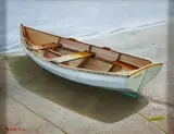 Todd Bonita, Watching The Tide, circa 2011, oil on board