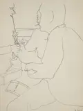 Richard Diebenkorn, Jazz Musicians, Drummer, Pianist, and Woodwind