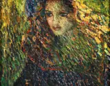 Kevin Kutz, Disco Van Gogh, oil on canvas,16 x 20 inches
