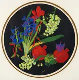 Malle Leis, Liiliad LXXVIII, 1979, serigraph on paper