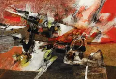 Anticipation by Jack Madson, 1964, oil on canvas, offered Dec 2024