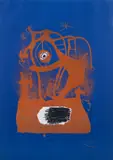 The Tempest - Indigo, 1969, original color by Joan Miró, lithograph on wove Rives paper, offered Dec 2024