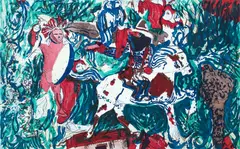 The Lone Ranger from Fallacies of Enoch by Malcolm Morley, etching and aquatint on C. M. Fabriano, 1983-84. Each, offered Dec 2024