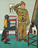 Norman Rockwell, Can't Wait, 1977, color, lithograph