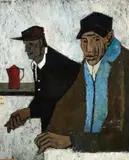 Giuseppe Romagnoni, (Italian, 1930-1964), Uomini