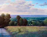 James Salem, (American/Johnstown, born 1948), Stone Creek Ridge, 1994, oil on canvas