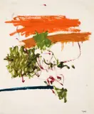Untitled Abstract, undated by James Hiroshi Suzuki, oil on paper, offered Dec 2024