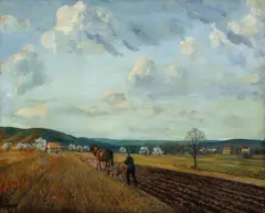 Walter Emerson Baum, Evening Shadows, 1925, oil on canvas