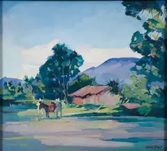 Hans Paap, Old Mexico, Orizaba, oil on canvas