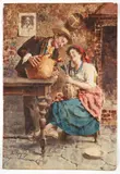 Eugenio Zampighi, Couple Enjoying Wine