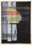 Setting Moon, 1959, color by Hideo Hagiwara, woodcut, offered Oct 2024