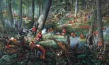 Robert Griffing, One Mile To Bushy Run Station, 1997, offset