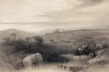 David Roberts, Jerusalem from the North, lithograph