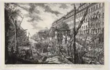 Veduta del Porto di Ripa Grande [Port of Ripa Grande] by Giovanni Battista Piranesi, etching on laid paper, impression, offered Oct 2024