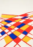 Alexander Calder, Primary Colors Abstract, 1971, lithograph on paper, published by Derriere le Miroir (DLM)