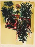 Guillaume Cornelis van Beverloo, Vol d’oiseaux au Printemps, 1960 (Donkersloot #81), lithograph printed in colors