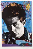 Jim Taz Evans, and Duardo, Richard (American, 1952 - 2014), James Dean, serigraph on paper, 1988, pencil