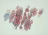 Robert Goodnough, Autumn Leaves Always, 1992, serigraph printed in colors