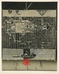 Antonio Lorenzo, Untitled, 1979, etching and aquatint printed in colors