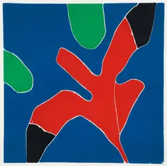Untitled by Philip Sutton, 1967, silkscreen printed in colors, offered Oct 2024
