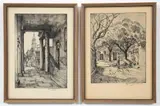 Elizabeth O'Neill Verner, In the Shadow of St. Michael's, Charleston and Bend In Church, photolithography after, etching