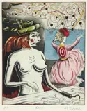 Nick Bubash, Envy - from The Seven Deadly Sins portfolio, 2001, color, etching