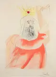 King David from our Historical Heritage Suite inspired by the Old Testament, 1975, (Field 75-4, Michler & Lopsinger 761) by Salvador Dalí, etching and color pochoir, offered Sep 2024