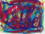 Hedy O'Beil, (American/New York City, 1928-2022), Festivity, 2015, acrylic on paper