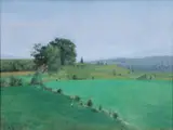 Paul Resika, The Meadows Warwich, 1965, oil on canvas